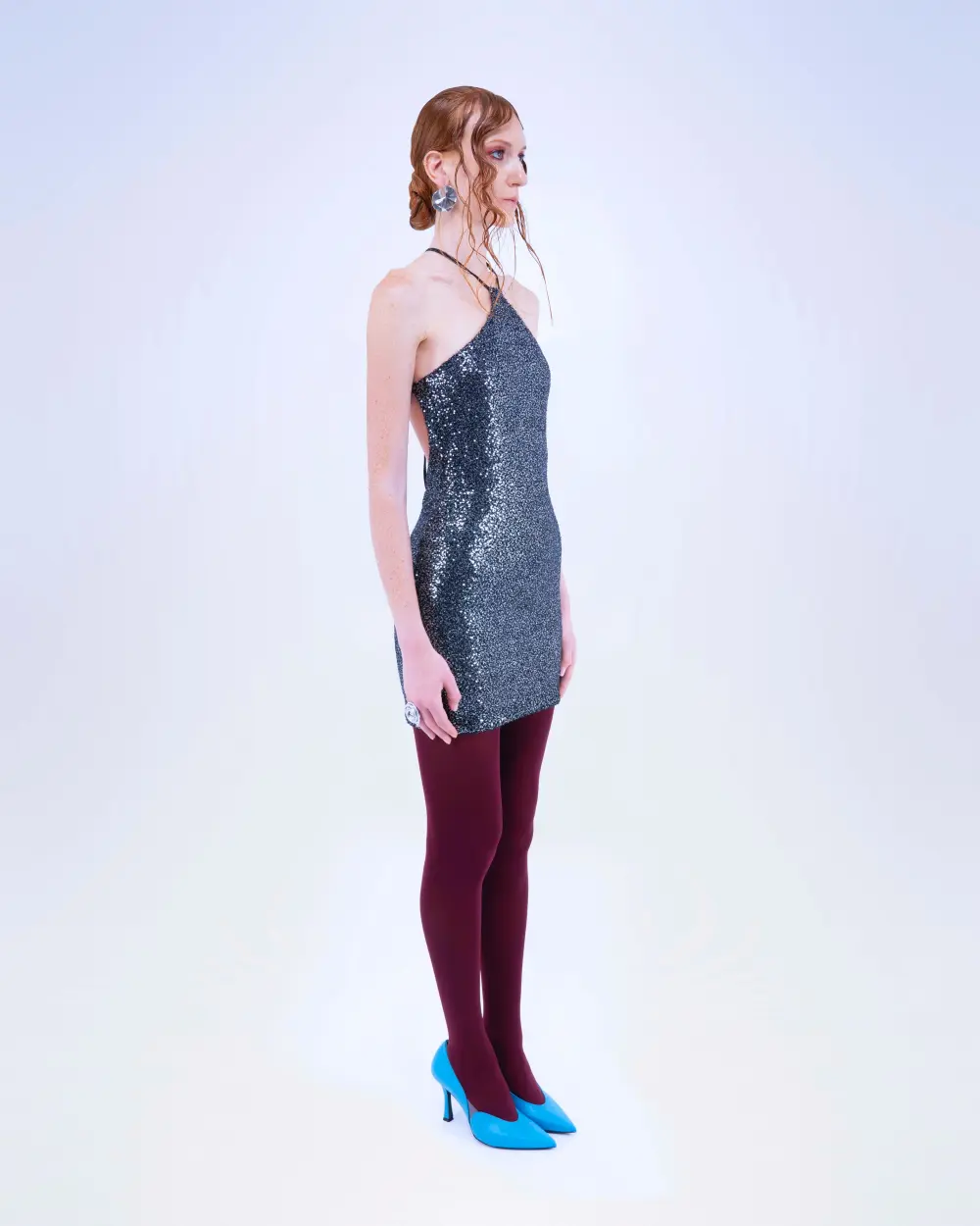 ABITO MINI MICRO PAILLETTES