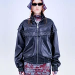 BOMBER IN VERA PELLE