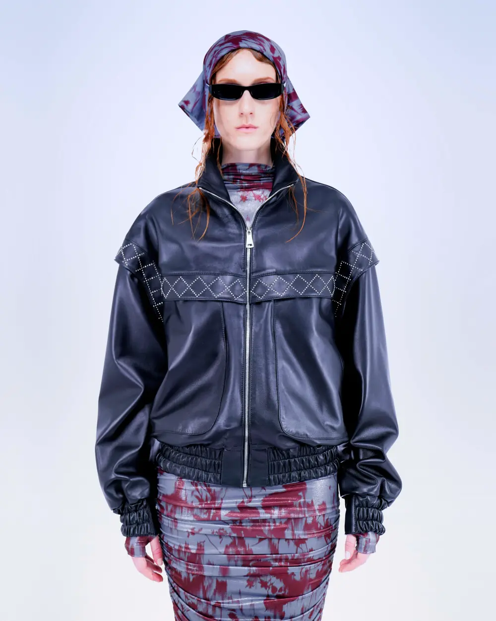 BOMBER IN VERA PELLE