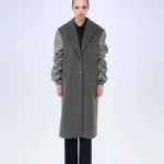CAPPOTTO MANICHE ARRICCIATE