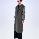 CAPPOTTO MANICHE ARRICCIATE