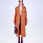 TRENCH IN VERA PELLE