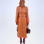 TRENCH IN VERA PELLE