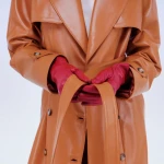 TRENCH IN VERA PELLE