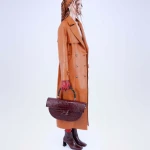 TRENCH IN VERA PELLE