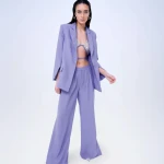PANTALONE PALAZZO CON SPACCHI