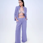 PANTALONE PALAZZO CON SPACCHI