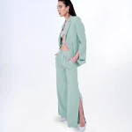 PANTALONE PALAZZO CON SPACCHI