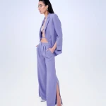 PANTALONE PALAZZO CON SPACCHI