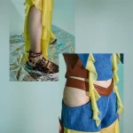 PANTALONE CON VOLANT