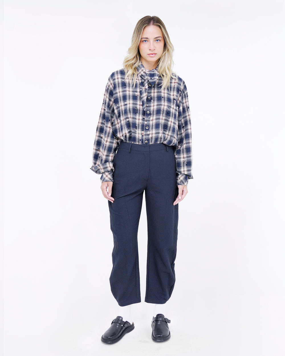 PANTALONE BALLOON GOFFRATO