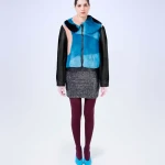 PELLICCIA REX CON MANICHE IN VERA PELLE