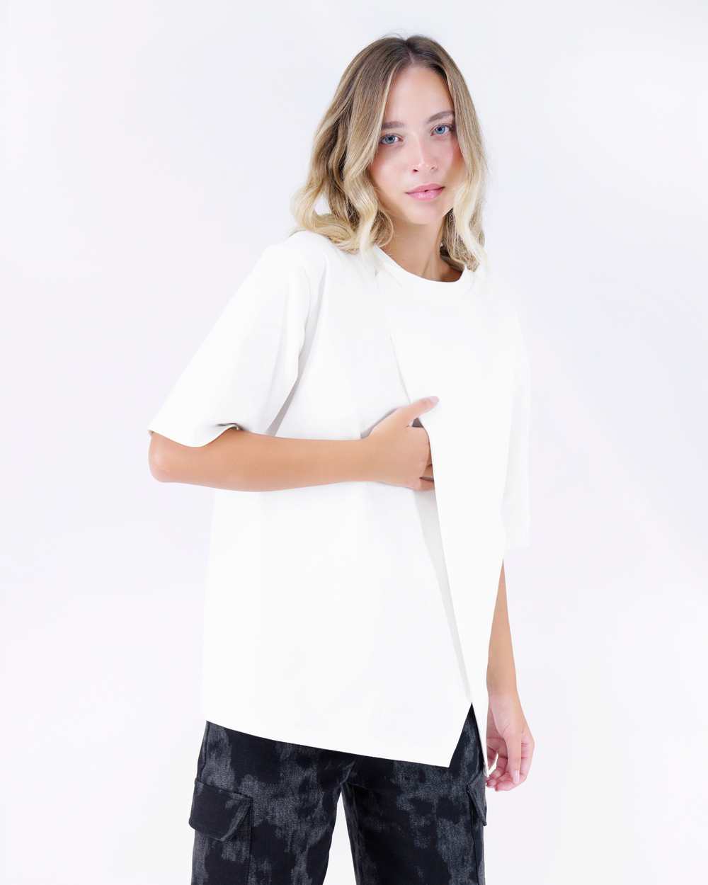 T-SHIRT ASIMMETRICA