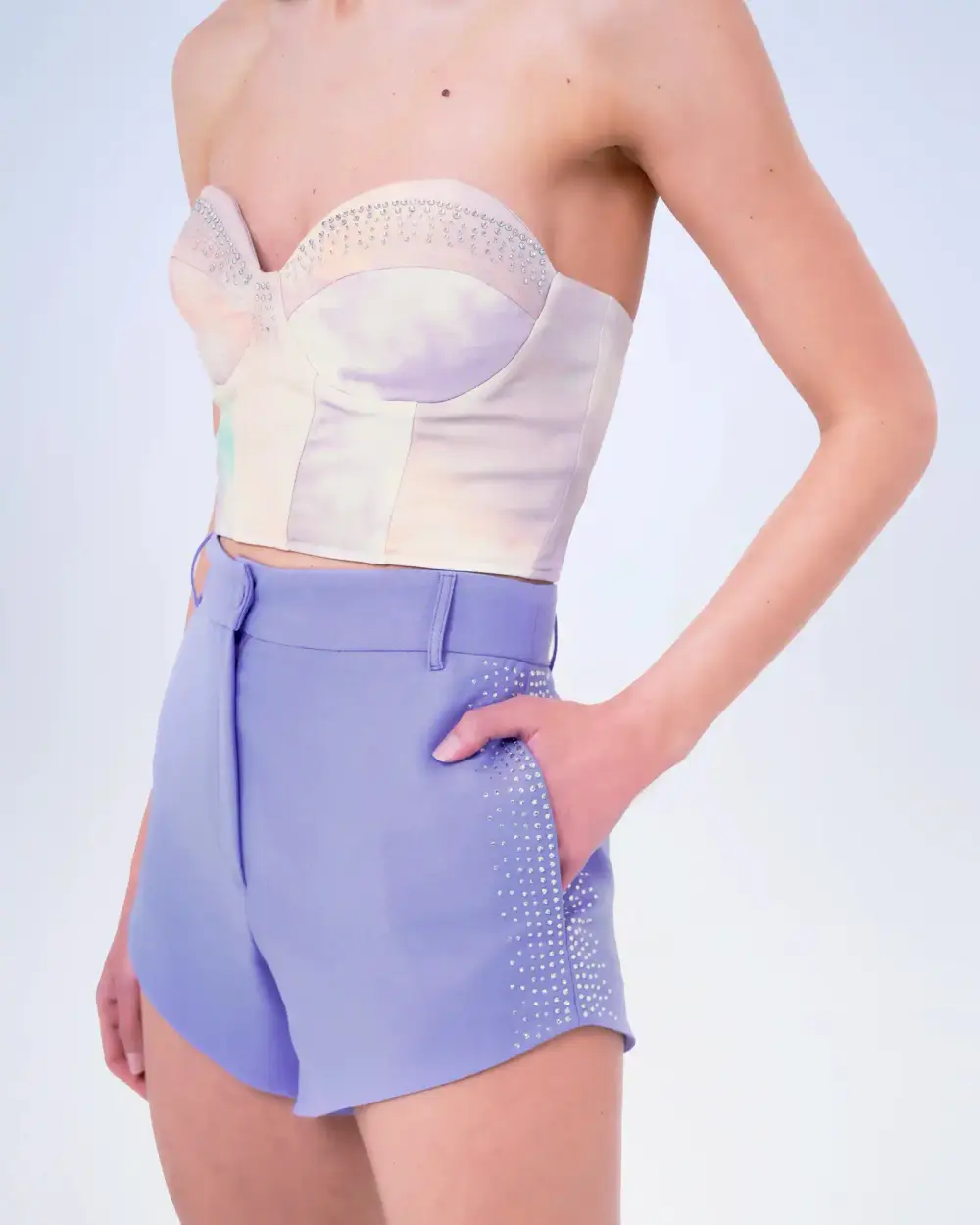 BUSTIER STRASS