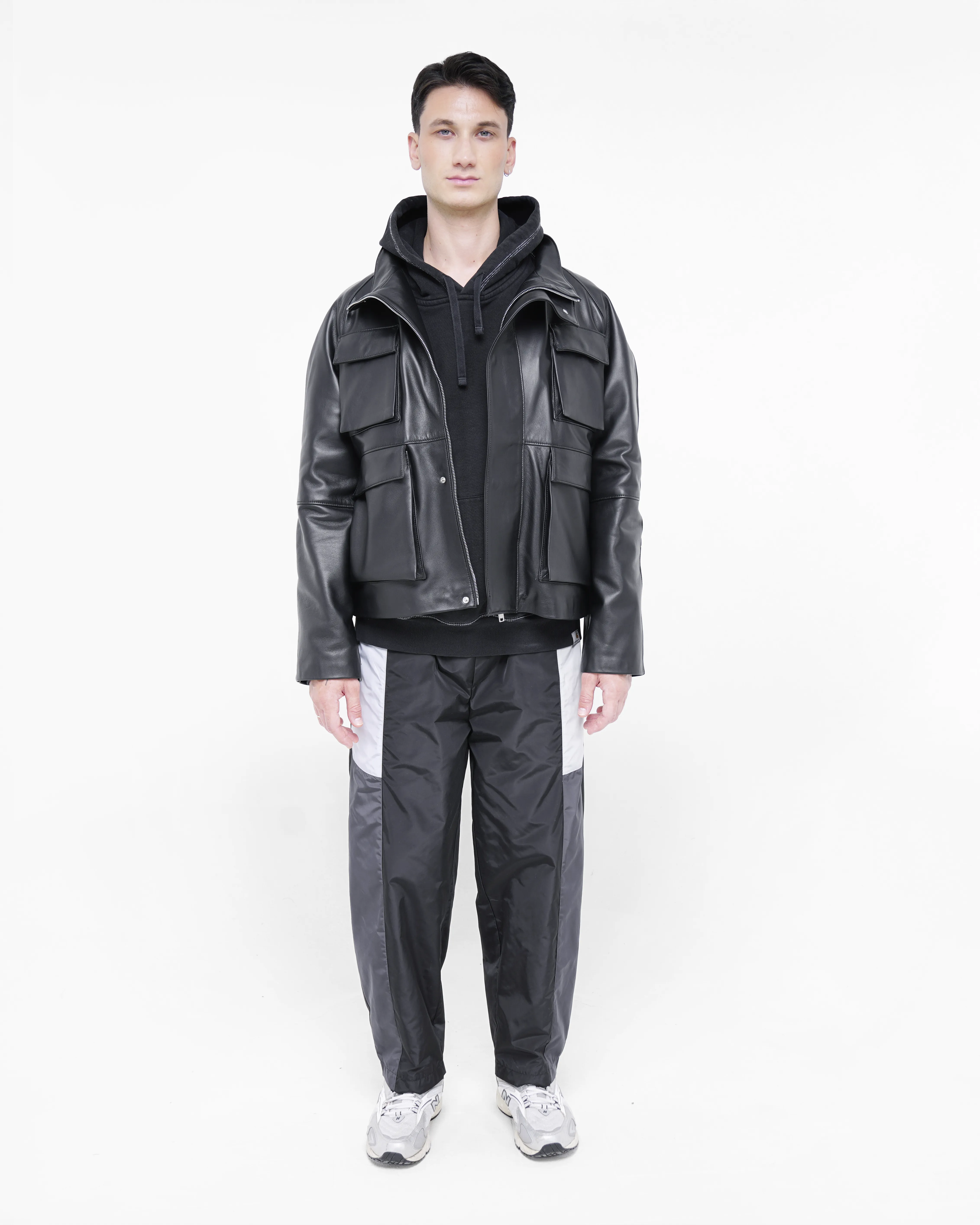 CABAN IN VERA PELLE