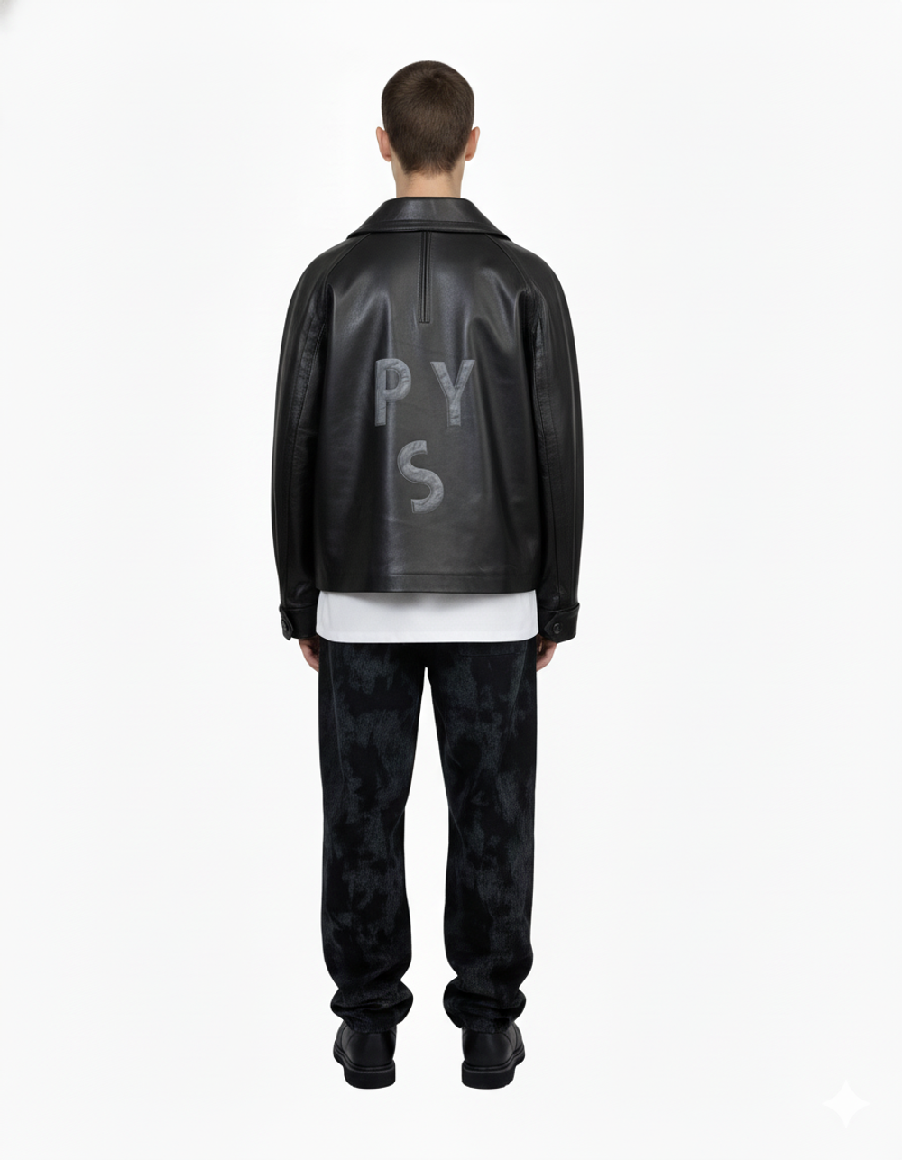 CHIODO PRINTING IN VERA PELLE