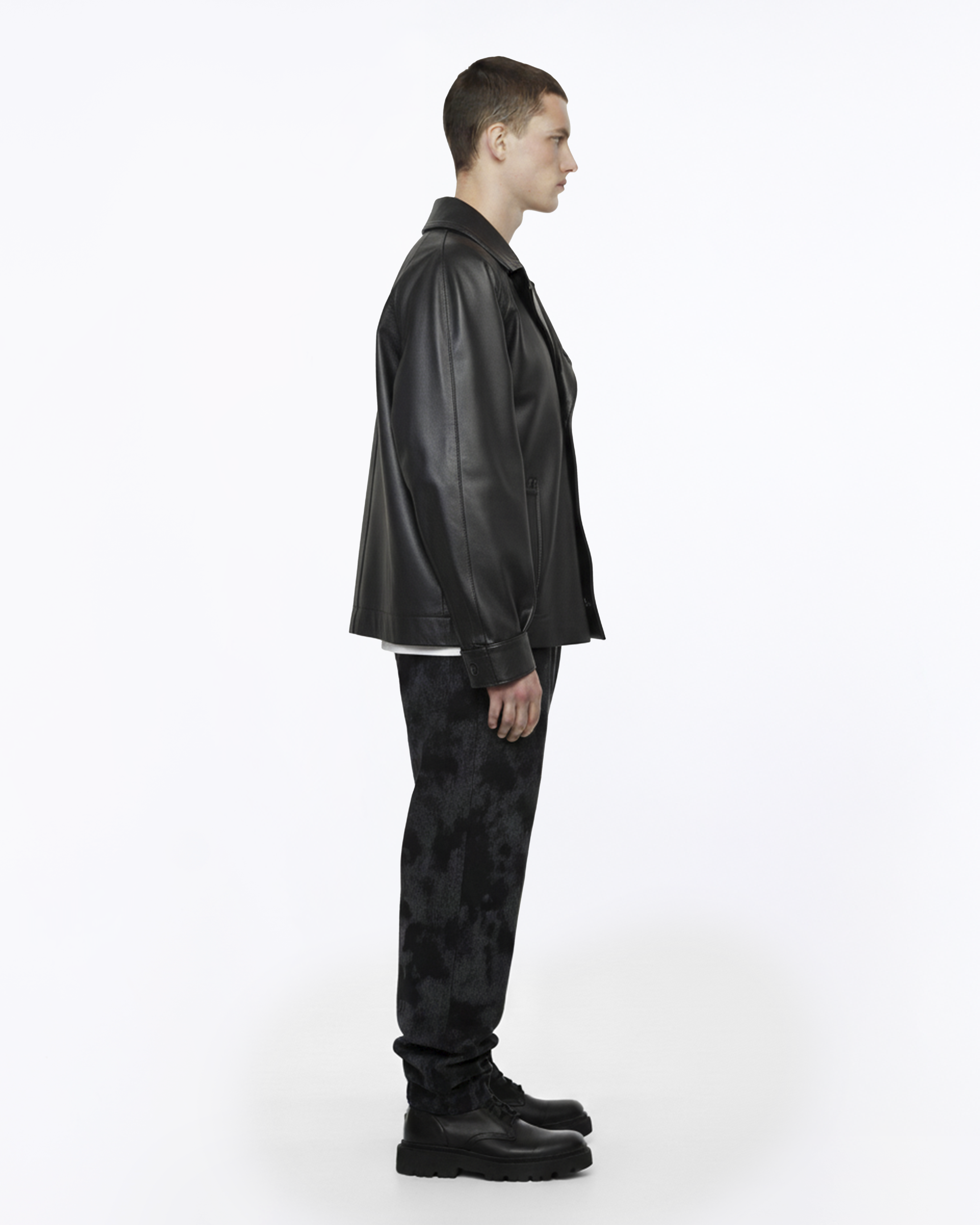 CHIODO PRINTING IN VERA PELLE