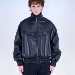 BOMBER IN VERA PELLE