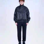 BOMBER IN VERA PELLE
