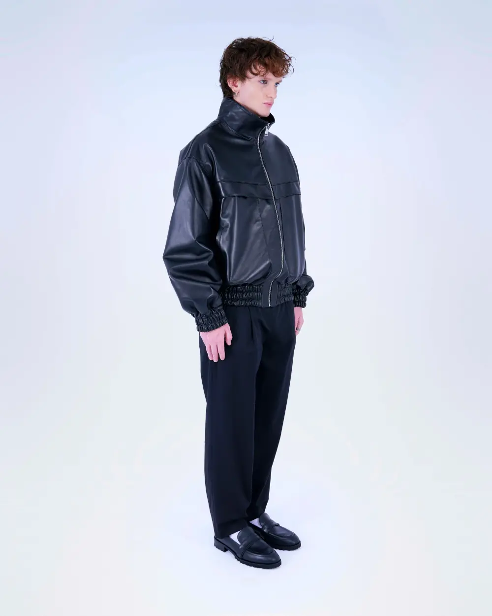 BOMBER IN VERA PELLE