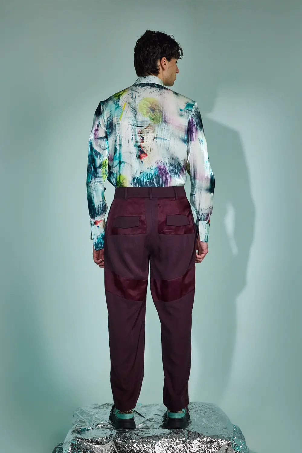 Pantalone asimmetrico