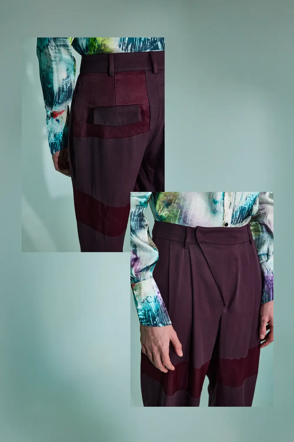 Pantalone asimmetrico