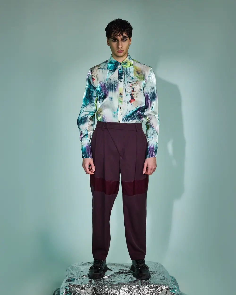 Pantalone asimmetrico