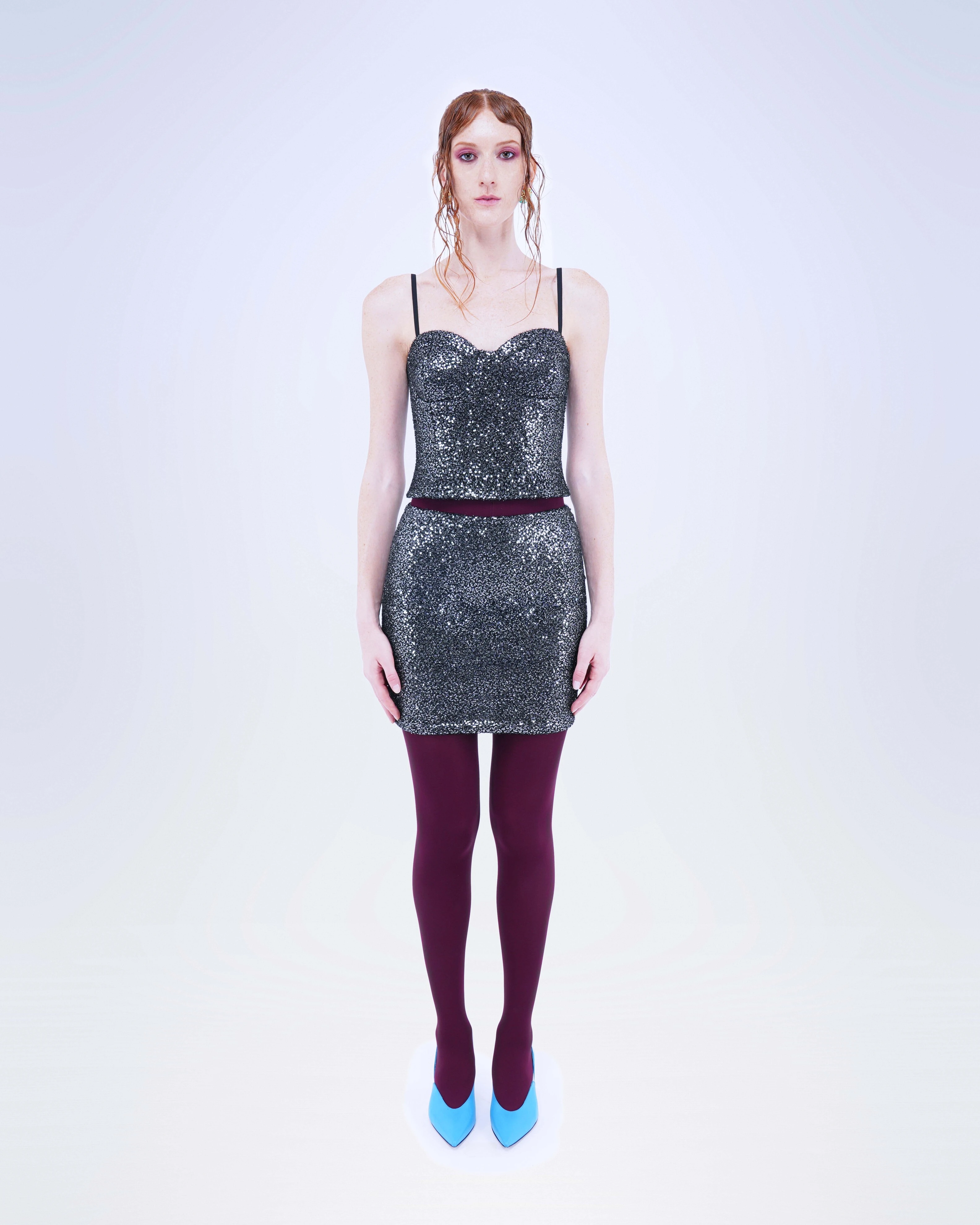 BUSTIER MICRO PAILLETTES